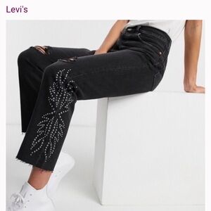 Levi's 501 with embellishments